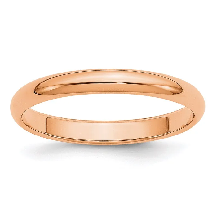 Goldia Rings Solid 10K Yellow Gold Rose Gold 3mm HalfRound Wedding MensWomens Wedding Band Ring Size 6 Goldia Rings Solid 10K Yellow Gold Rose Gold 3mm HalfRound Wedding MensWomens Wedding Band Ring Size 6