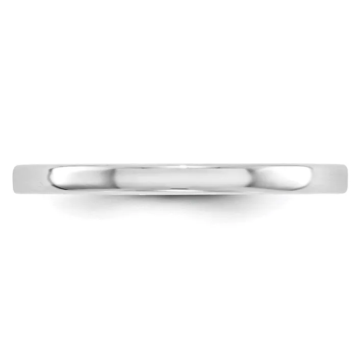 Goldia Rings Solid 14K White Gold 2mm Light Weight Flat MensWomens Wedding Band Ring Size 10 Goldia Rings Solid 14K White Gold 2mm Light Weight Flat MensWomens Wedding Band Ring Size 10
