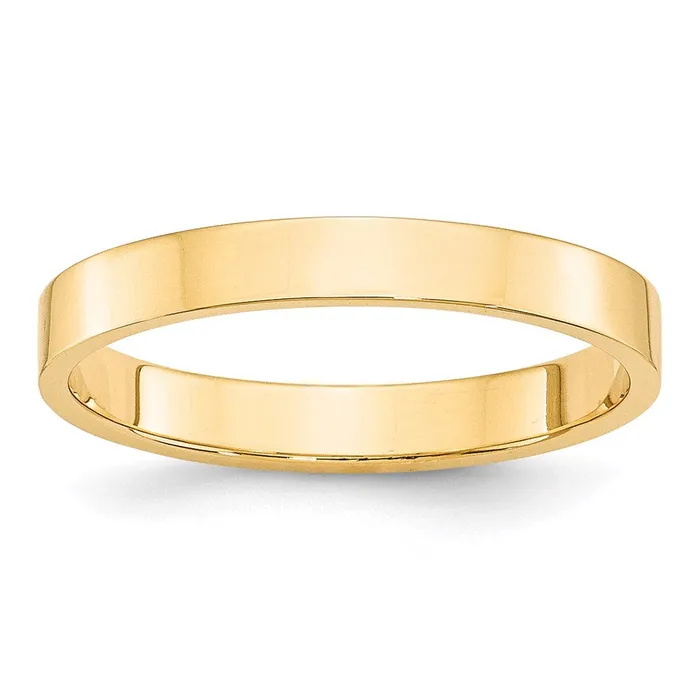 Goldia Rings Solid 14K Yellow Gold 3mm Light Weight Flat MensWomens Wedding Band Ring Size 13 Goldia Rings Solid 14K Yellow Gold 3mm Light Weight Flat MensWomens Wedding Band Ring Size 13