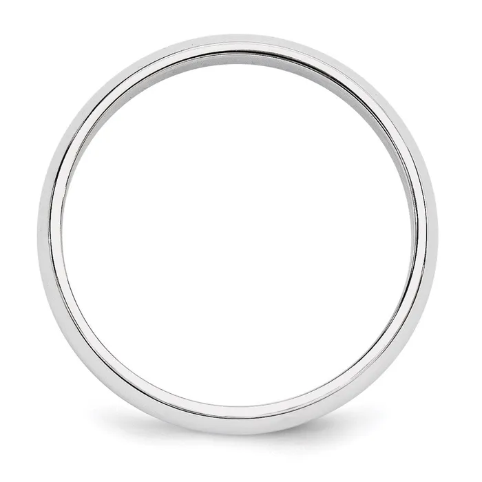 Goldia Rings Solid 18K Yellow Gold White Gold 5mm HalfRound MensWomens Wedding Band Ring Size 95 Goldia Rings Solid 18K Yellow Gold White Gold 5mm HalfRound MensWomens Wedding Band Ring Size 95