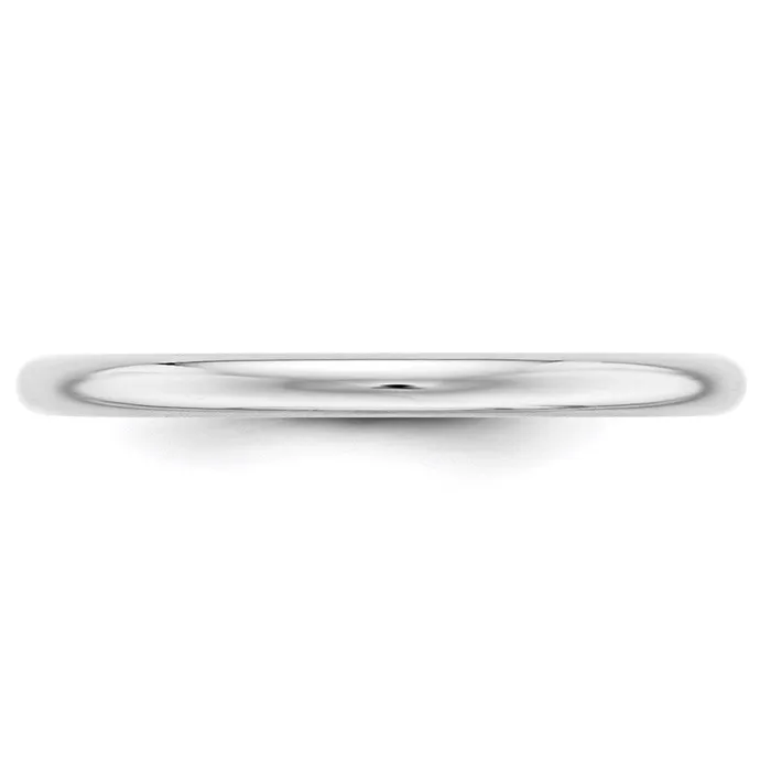 Goldia Solid 14K White Gold 2mm Half Round MensWomens Wedding Band Ring Size 10 Rings Goldia Solid 14K White Gold 2mm Half Round MensWomens Wedding Band Ring Size 10 Rings
