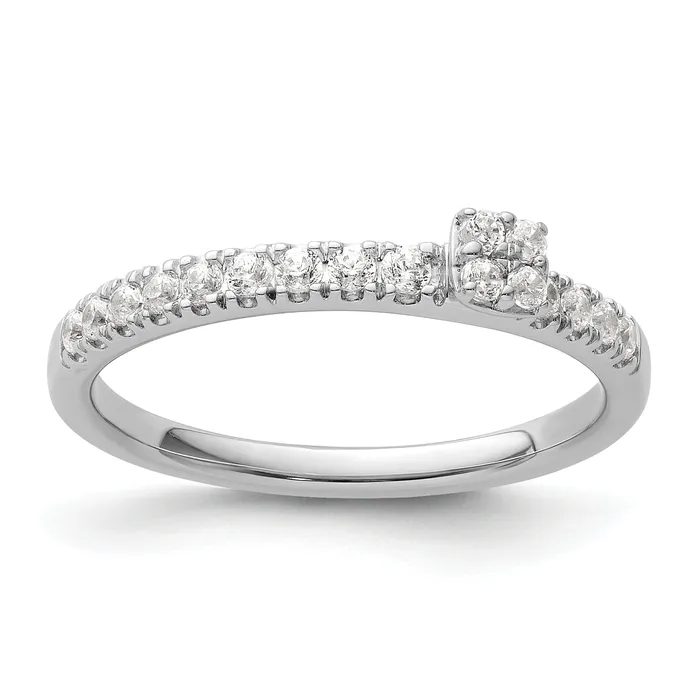 Goldia Two Promises 14k White Gold 14 Ct Lab Grown Diamond VSSI G Promise Band Ring Rings Goldia Two Promises 14k White Gold 14 Ct Lab Grown Diamond VSSI G Promise Band Ring Rings