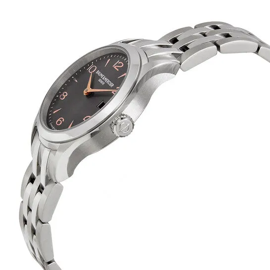 JMS always Bracelets Original Baume Et Mercier Clifton Grey Dial Stainless Steel Ladiess Watch10209 JMS always Bracelets Original Baume Et Mercier Clifton Grey Dial Stainless Steel Ladiess Watch10209