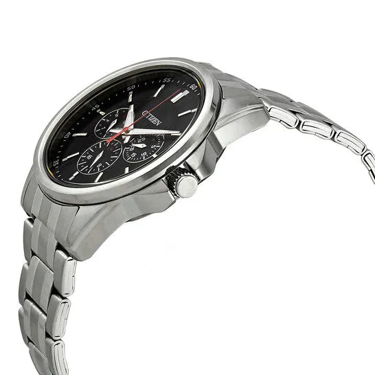 JMS always Bracelets Original Citizen Quartz Black Dial Stainless Steel Mens Watch AG834058E JMS always Bracelets Original Citizen Quartz Black Dial Stainless Steel Mens Watch AG834058E