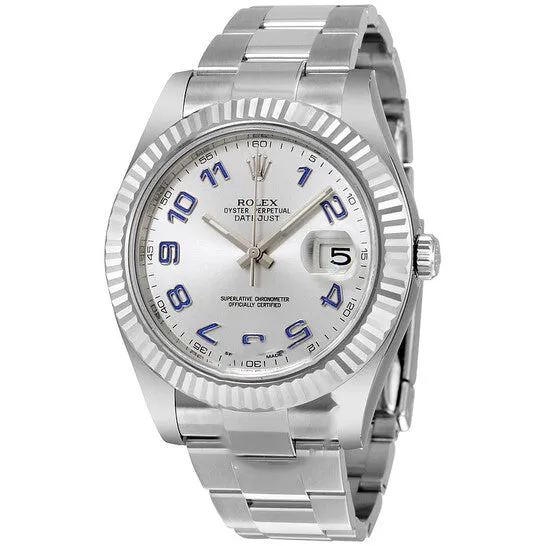 JMS always Bracelets Original Rolex Datejust II Rhodium Dial Stainless Steel Oyster Bracelet Automatic Mens Watch 116334RBLAO JMS always Bracelets Original Rolex Datejust II Rhodium Dial Stainless Steel Oyster Bracelet Automatic Mens Watch 116334RBLAO