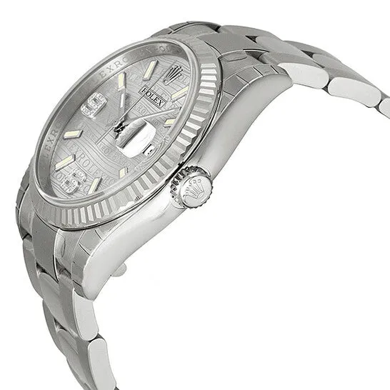 JMS always Bracelets Original Rolex Oyster Perpetual 36 mm Silver Wave Dial Stainless Steel Bracelet Automatic Unisex Watch 116234SWJSDAO JMS always Bracelets Original Rolex Oyster Perpetual 36 mm Silver Wave Dial Stainless Steel Bracelet Automatic Unisex Watch 116234SWJSDAO