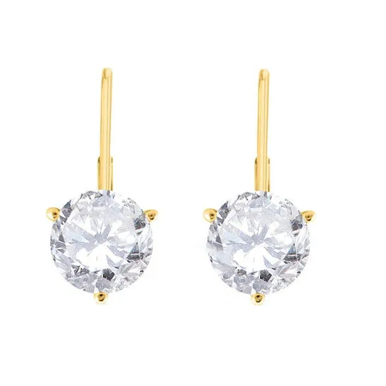 JMS always Earrings Original Maulijewels 150 Carat Natural White Diamond HI I1I2 Martini Leverback Earrings For Women In 14K Solid Yellow Gold JMS always Earrings Original Maulijewels 150 Carat Natural White Diamond HI I1I2 Martini Leverback Earrings For Women In 14K Solid Yellow Gold