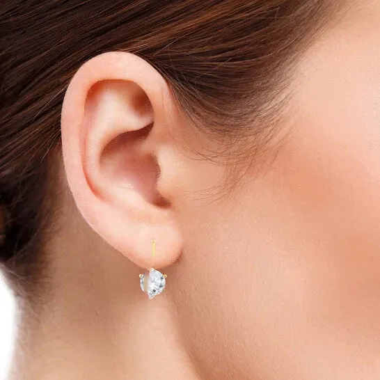 JMS always Earrings Original Maulijewels 150 Carat Natural White Diamond HI I1I2 Martini Leverback Earrings For Women In 14K Solid Yellow Gold JMS always Earrings Original Maulijewels 150 Carat Natural White Diamond HI I1I2 Martini Leverback Earrings For Women In 14K Solid Yellow Gold