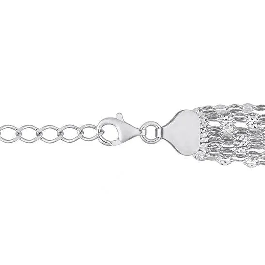 JMS always Necklaces Original AMOUR MultiStrand Chain Necklace In Sterling Silver 18 In JMS always Necklaces Original AMOUR MultiStrand Chain Necklace In Sterling Silver 18 In