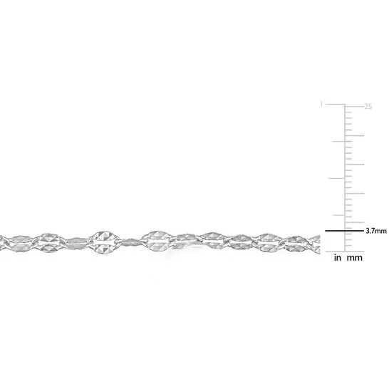 JMS always Necklaces Original AMOUR MultiStrand Chain Necklace In Sterling Silver 18 In JMS always Necklaces Original AMOUR MultiStrand Chain Necklace In Sterling Silver 18 In