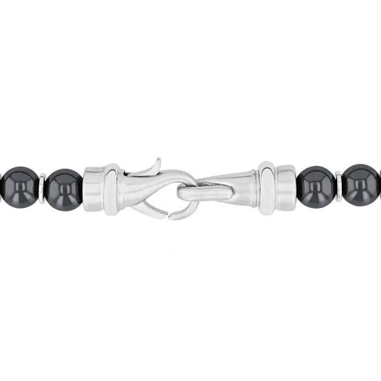 JMS always Necklaces Original Robert Alton Stainless Steel Hematite 20 Inch Bead Necklace JMS always Necklaces Original Robert Alton Stainless Steel Hematite 20 Inch Bead Necklace
