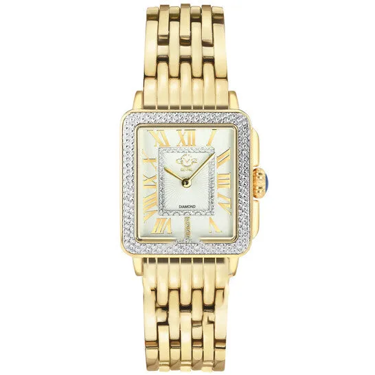 JMS always Original GV2 by Gevril Padova Quartz Diamond White Dial Ladies Watch 12303B Watches