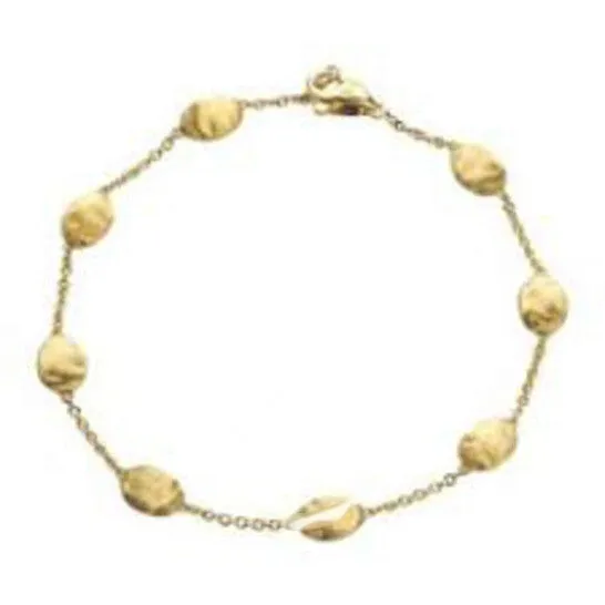 JMS always Original Marco Bicego Siviglia Collection Ladies 14k Gold Goldtone Bracelet Size 75 inches Bracelets