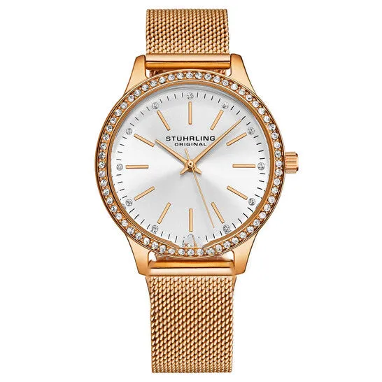 JMS always Original Stuhrling Original Symphony Quartz Silver Dial Ladies Watch M18007 Watches JMS always Original Stuhrling Original Symphony Quartz Silver Dial Ladies Watch M18007 Watches