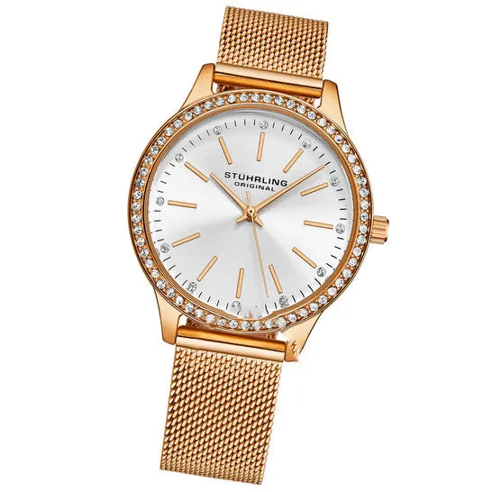 JMS always Original Stuhrling Original Symphony Quartz Silver Dial Ladies Watch M18007 Watches JMS always Original Stuhrling Original Symphony Quartz Silver Dial Ladies Watch M18007 Watches