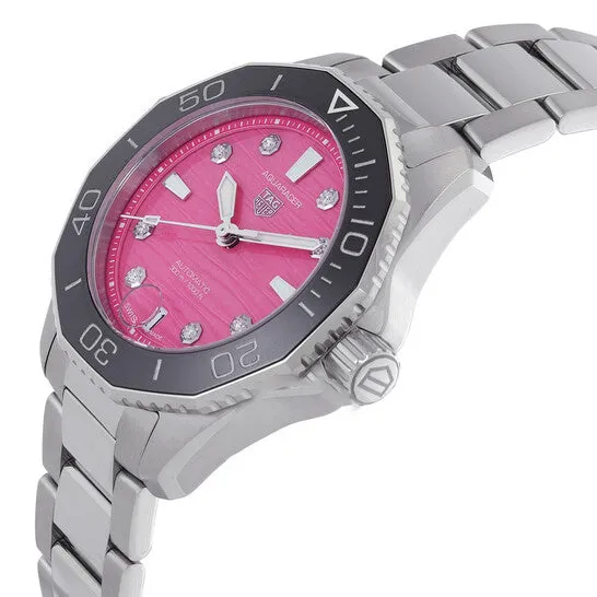 JMS always Original Tag Heuer Aquaracer Automatic Diamond Pink Dial Ladies Watch WBP231JBA0618 Watches JMS always Original Tag Heuer Aquaracer Automatic Diamond Pink Dial Ladies Watch WBP231JBA0618 Watches