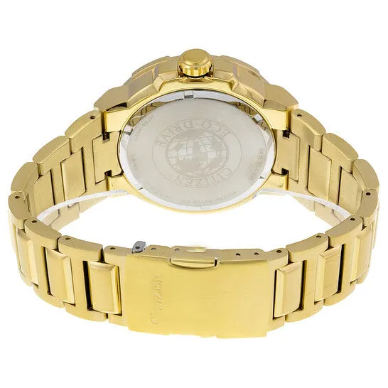 JMS always Rings Original Citizen Endeavor Black Dial Goldtone Mens Watch AW142250E JMS always Rings Original Citizen Endeavor Black Dial Goldtone Mens Watch AW142250E