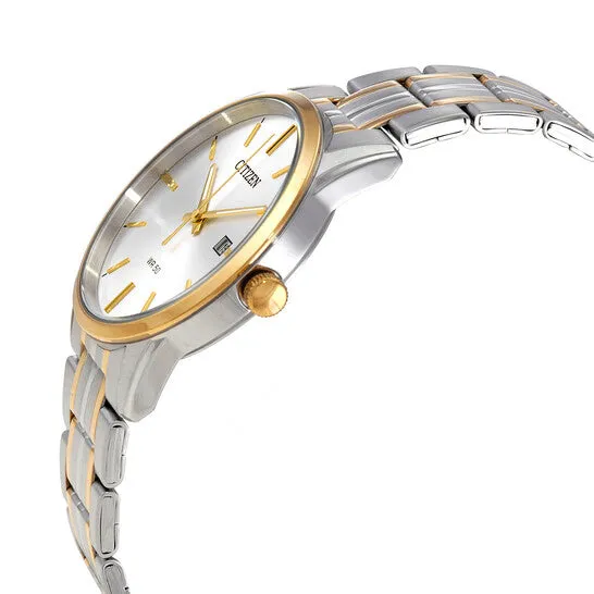 JMS always Rings Original Citizen Quartz Silver Dial Twotone Mens Watch BI500451A JMS always Rings Original Citizen Quartz Silver Dial Twotone Mens Watch BI500451A