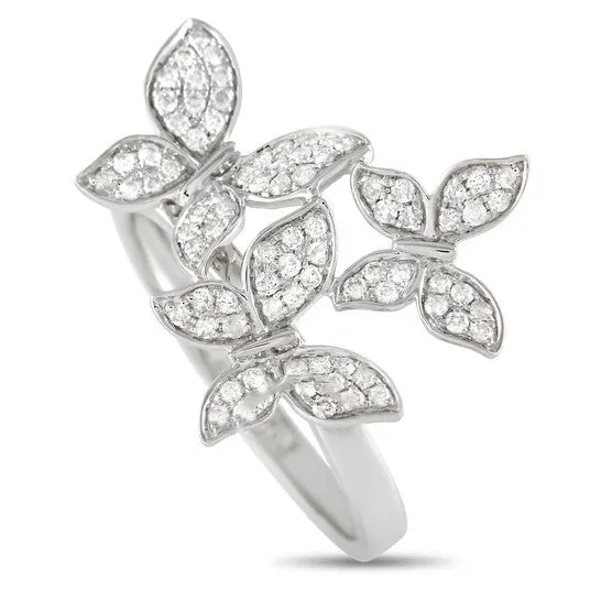 JMS always Rings Original LB Exclusive 14K White Gold 030ct Diamond Butterfly Ring JMS always Rings Original LB Exclusive 14K White Gold 030ct Diamond Butterfly Ring