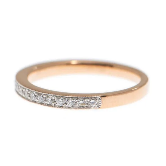 JMS always Rings Original New J Collection Fine Ring W Diamond 18 Rddi 022 Ct18kr 284 Gm 18kt Rose Gold Pink Gold JMS always Rings Original New J Collection Fine Ring W Diamond 18 Rddi 022 Ct18kr 284 Gm 18kt Rose Gold Pink Gold