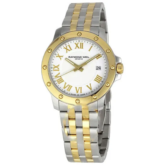 JMS always Rings Original Raymond Weil Tango White Dial Twotone Mens Watch 5599STP00308 JMS always Rings Original Raymond Weil Tango White Dial Twotone Mens Watch 5599STP00308