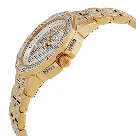 JMS always Watches Original Bulova Octava Quartz Crystal Silver Dial Ladies Watch 98L302 JMS always Watches Original Bulova Octava Quartz Crystal Silver Dial Ladies Watch 98L302