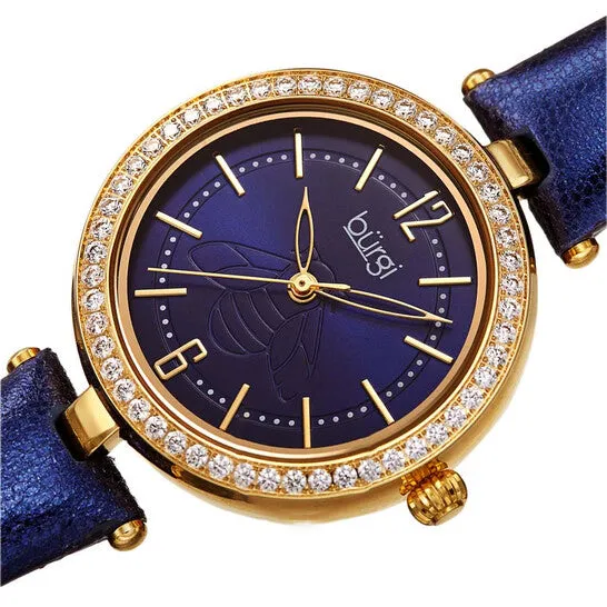 JMS always Watches Original Burgi Crystal Blue Dial Ladies Watch BUR235BU JMS always Watches Original Burgi Crystal Blue Dial Ladies Watch BUR235BU