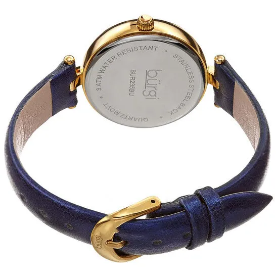 JMS always Watches Original Burgi Crystal Blue Dial Ladies Watch BUR235BU JMS always Watches Original Burgi Crystal Blue Dial Ladies Watch BUR235BU