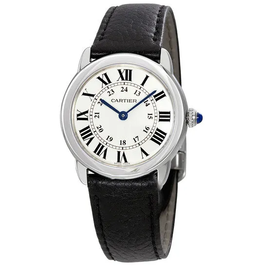JMS always Watches Original Cartier Ronde Solo Silvered Light Opaline Dial Ladies Watch WSRN0019 JMS always Watches Original Cartier Ronde Solo Silvered Light Opaline Dial Ladies Watch WSRN0019