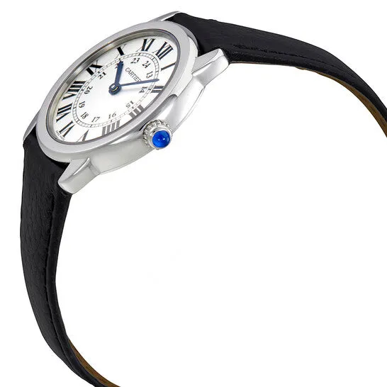 JMS always Watches Original Cartier Ronde Solo Silvered Light Opaline Dial Ladies Watch WSRN0019 JMS always Watches Original Cartier Ronde Solo Silvered Light Opaline Dial Ladies Watch WSRN0019