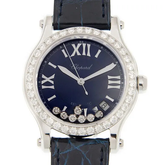 JMS always Watches Original Chopard Happy Sport Automatic Diamond Blue Dial Ladies Watch 2785593006 JMS always Watches Original Chopard Happy Sport Automatic Diamond Blue Dial Ladies Watch 2785593006