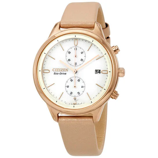 JMS always Watches Original Citizen Chandler Chronograph White Dial Ladies Watch FB200305A JMS always Watches Original Citizen Chandler Chronograph White Dial Ladies Watch FB200305A