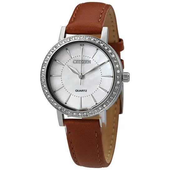 JMS always Watches Original Citizen Mother of Pearl Dial Quartz Ladies Watch EL304012D JMS always Watches Original Citizen Mother of Pearl Dial Quartz Ladies Watch EL304012D