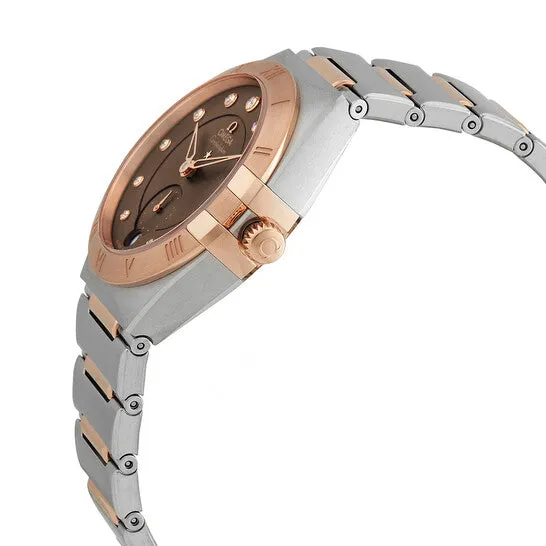 JMS always Watches Original Omega Constellation Automatic Chronometer Diamond Brown Dial Ladies Watch 13120342063001 JMS always Watches Original Omega Constellation Automatic Chronometer Diamond Brown Dial Ladies Watch 13120342063001