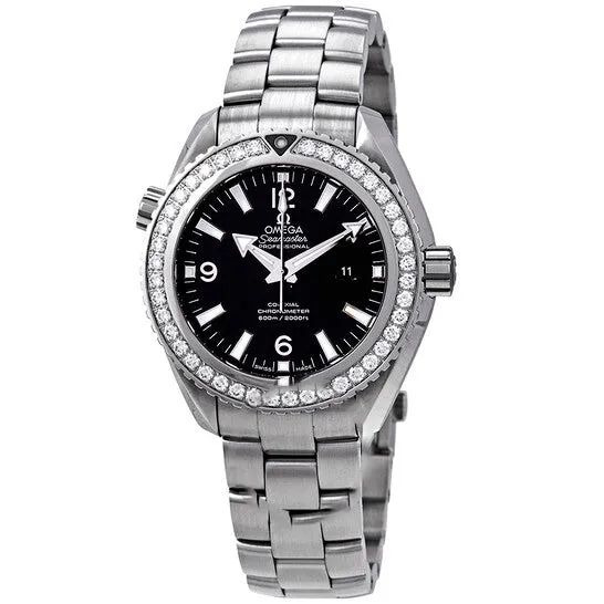 JMS always Watches Original Omega Seamaster Planet Ocean Automatic Chronometer Diamond Black Dial Ladies Watch 23215382001001 JMS always Watches Original Omega Seamaster Planet Ocean Automatic Chronometer Diamond Black Dial Ladies Watch 23215382001001