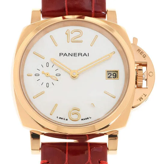 JMS always Watches Original Panerai Luminor Due Goldtech Madreperla White Mother of Pearl Dial Unisex Watch PAM01280 JMS always Watches Original Panerai Luminor Due Goldtech Madreperla White Mother of Pearl Dial Unisex Watch PAM01280