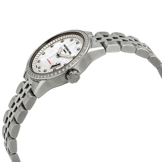 JMS always Watches Original Raymond Weil Freelancer Automatic Mother of Pearl Diamond Dial Ladies Watch 2430STS97081 JMS always Watches Original Raymond Weil Freelancer Automatic Mother of Pearl Diamond Dial Ladies Watch 2430STS97081