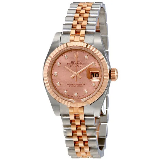 JMS always Watches Original Rolex Oyster Perpetual Goldust Diamond Dial Ladies Automatic Ladies Jubilee Watch 179171GDDJ JMS always Watches Original Rolex Oyster Perpetual Goldust Diamond Dial Ladies Automatic Ladies Jubilee Watch 179171GDDJ