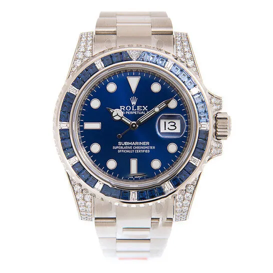 JMS always Watches Original Rolex Submariner Automatic Chronometer Diamond Blue Dial Watch 116659PAVEO JMS always Watches Original Rolex Submariner Automatic Chronometer Diamond Blue Dial Watch 116659PAVEO