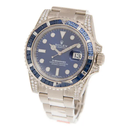 JMS always Watches Original Rolex Submariner Automatic Chronometer Diamond Blue Dial Watch 116659PAVEO JMS always Watches Original Rolex Submariner Automatic Chronometer Diamond Blue Dial Watch 116659PAVEO