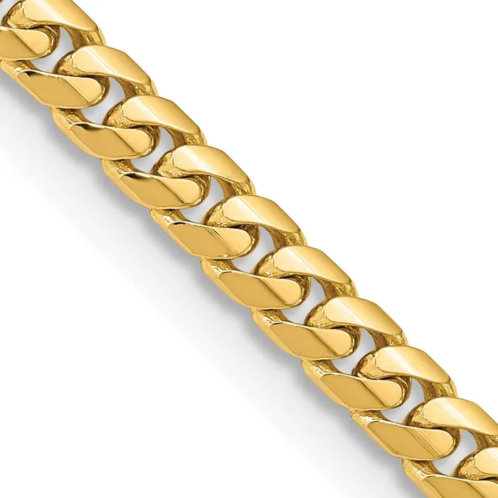 MDS Necklaces 14K 24 inch 55mm Solid Miami Cuban Link with Lobster Clasp Chain Necklace
