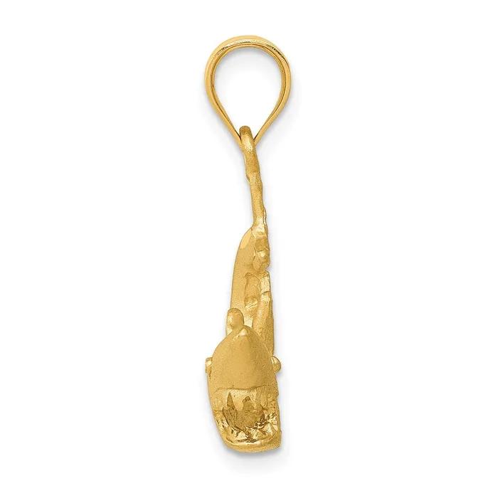 Necklaces 14k Yellow Gold Shark Pendant Goldia