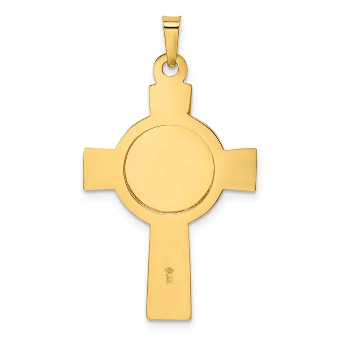Necklaces Goldia 14k Yellow Gold Army Insignia Cross Pendant