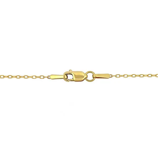 Necklaces JMS always Original Amour Dog Tag Necklace in 10k 2Tone Yellow and White Gold 18 in Necklaces JMS always Original Amour Dog Tag Necklace in 10k 2Tone Yellow and White Gold 18 in