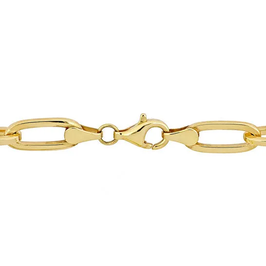 Original AMOUR 1314 Mm Natural Shape Cultured Freshwater Pearl and 35 Mm Oval Link Necklace In 18k Gold Plated Sterling Silver 18 Inches JMS always Necklaces Original AMOUR 1314 Mm Natural Shape Cultured Freshwater Pearl and 35 Mm Oval Link Necklace In 18k Gold Plated Sterling Silver 18 Inches JMS always Necklaces