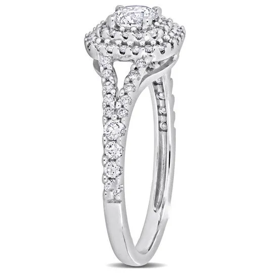 Original Amour 34 CT TW Diamond SplitShank Engagement Ring in 14k White Gold JMS always Rings Original Amour 34 CT TW Diamond SplitShank Engagement Ring in 14k White Gold JMS always Rings