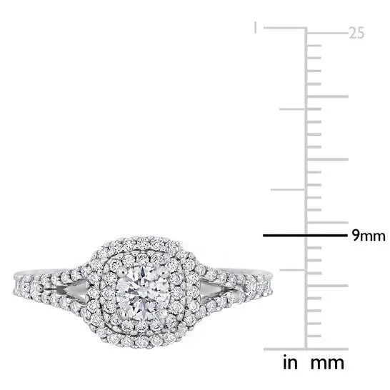 Original Amour 34 CT TW Diamond SplitShank Engagement Ring in 14k White Gold JMS always Rings Original Amour 34 CT TW Diamond SplitShank Engagement Ring in 14k White Gold JMS always Rings