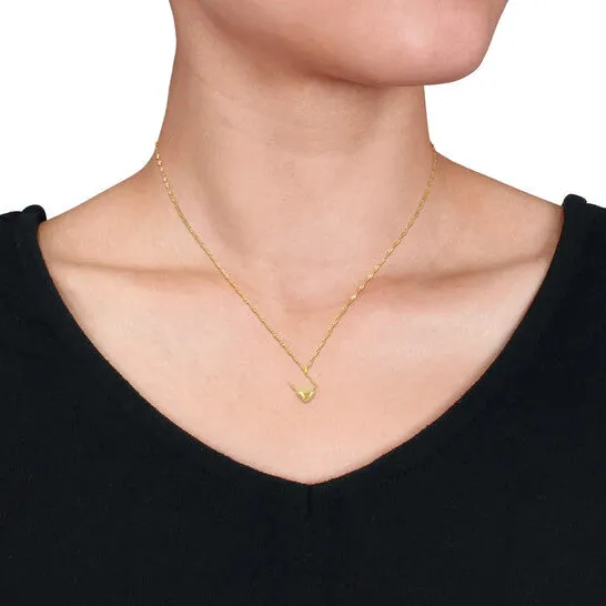 Original AMOUR Heart Charm Pendant with Chain In 18k Yellow Gold JMS always Necklaces Original AMOUR Heart Charm Pendant with Chain In 18k Yellow Gold JMS always Necklaces