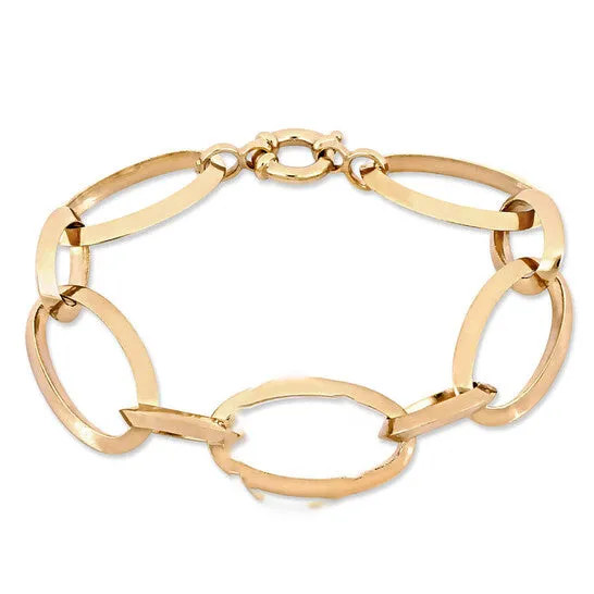 Original AMOUR Oval Link Bracelet In Yellow Plated Sterling Silver JMS always Bracelets Original AMOUR Oval Link Bracelet In Yellow Plated Sterling Silver JMS always Bracelets