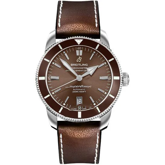 Original Breitling Superocean Heritage II Mens Brown Leather Rubber Watch AB201033Q617294S JMS always Watches Original Breitling Superocean Heritage II Mens Brown Leather Rubber Watch AB201033Q617294S JMS always Watches